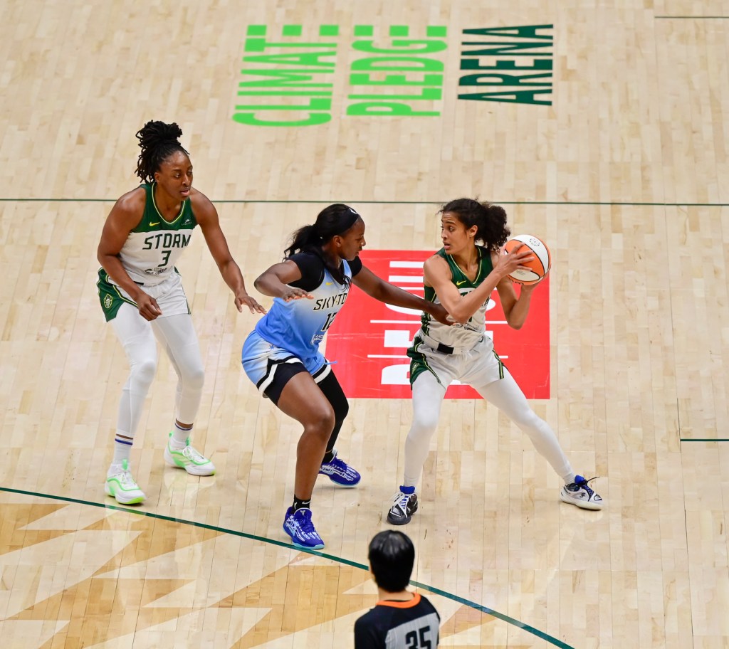 Seattle Storm Defeat Chicago Sky 79-69 on  “Believe in Women&nbsp;Night”